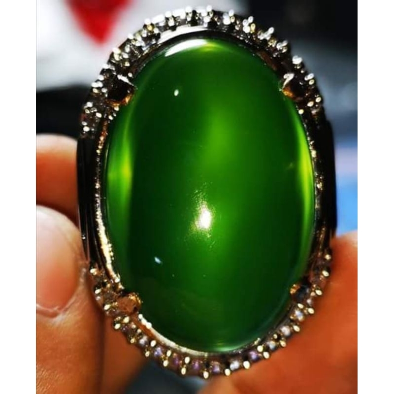 BATU AKIK HIJAU GARUT OHEN GIWANG LUBER JUMBO