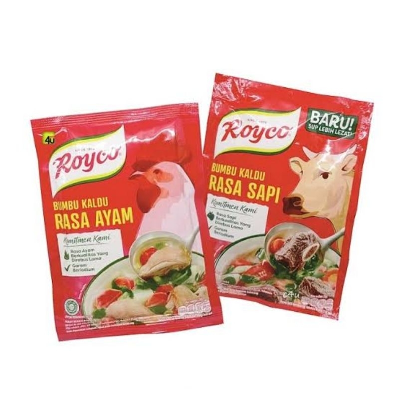 

ROYCO AYAM | SAPI PENYEDAP RASA NETTO 94 GR