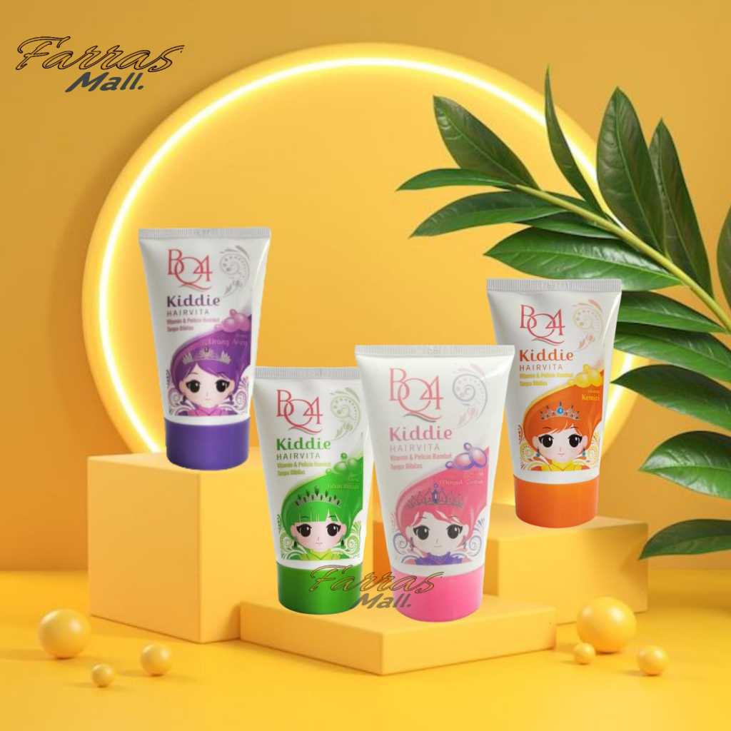 BQ4 Kiddie Hairvita Vitamin Rambut Untuk Anak 50ML Tube