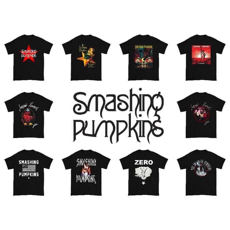 Kaos The Smashing Pumpkins Band Music Vintage / Baju The Smashing Pumpkins Band Musik / Kaos Band Sm