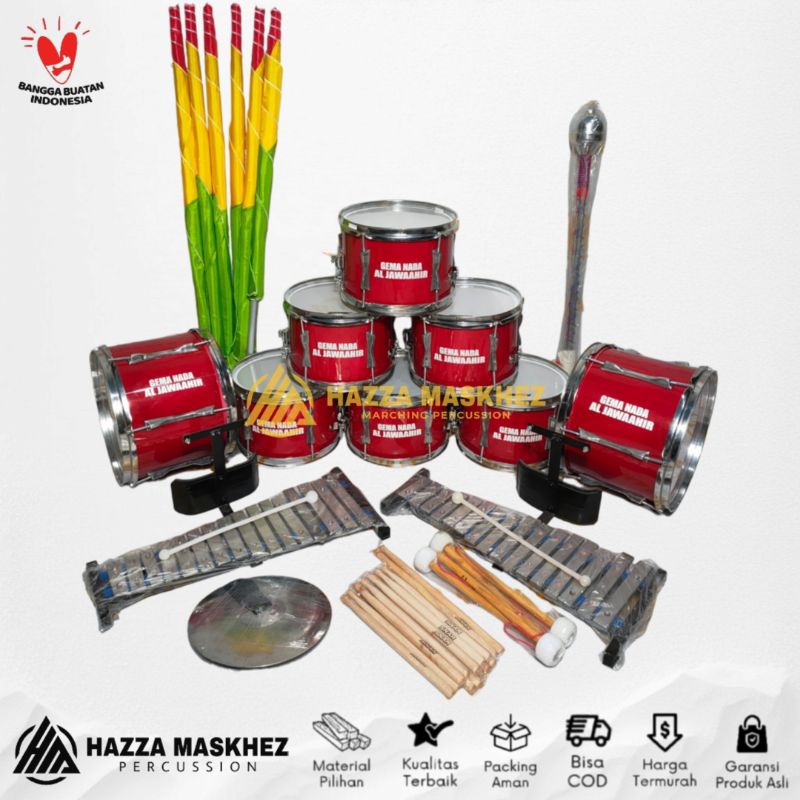 Drumband Anak TK PAUD RA Full Set Lengkap 18 Personil