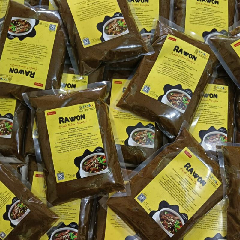 Bumbu Rawon Asli Homemade Tidak Pakai Pengawet Kemasan Stengah Kg (500 gr), oleholeh makassar, jual 