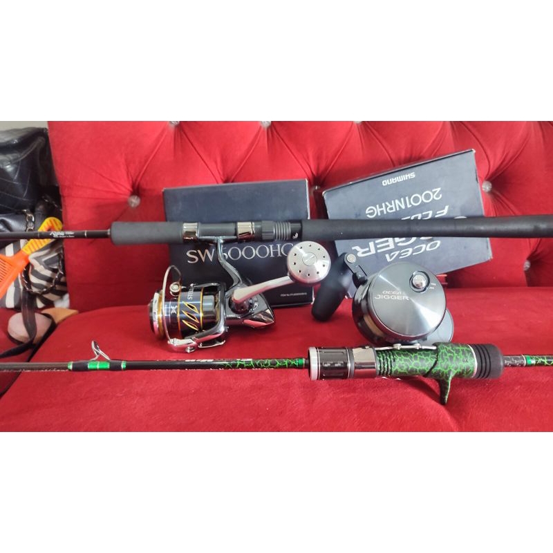 1 set Stella SW 6000HG + Ripple Fisher Selfish 614s Nano 2nd Like New