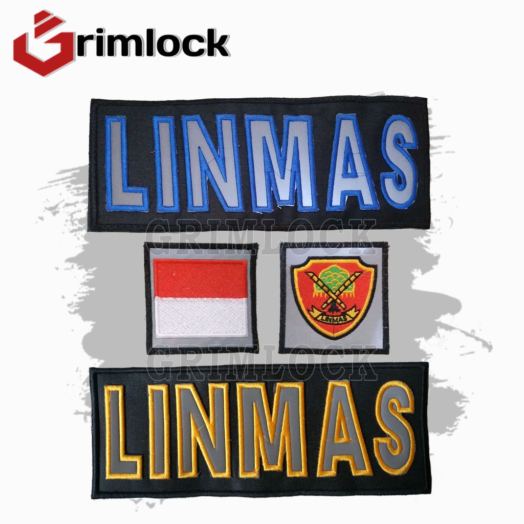 Logo Bordir Linmas / Patch Logo Bordir