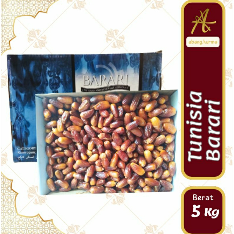 

Baru Datang Kurma Tunisia Barari Tunis Madu Alger Barari 5kg