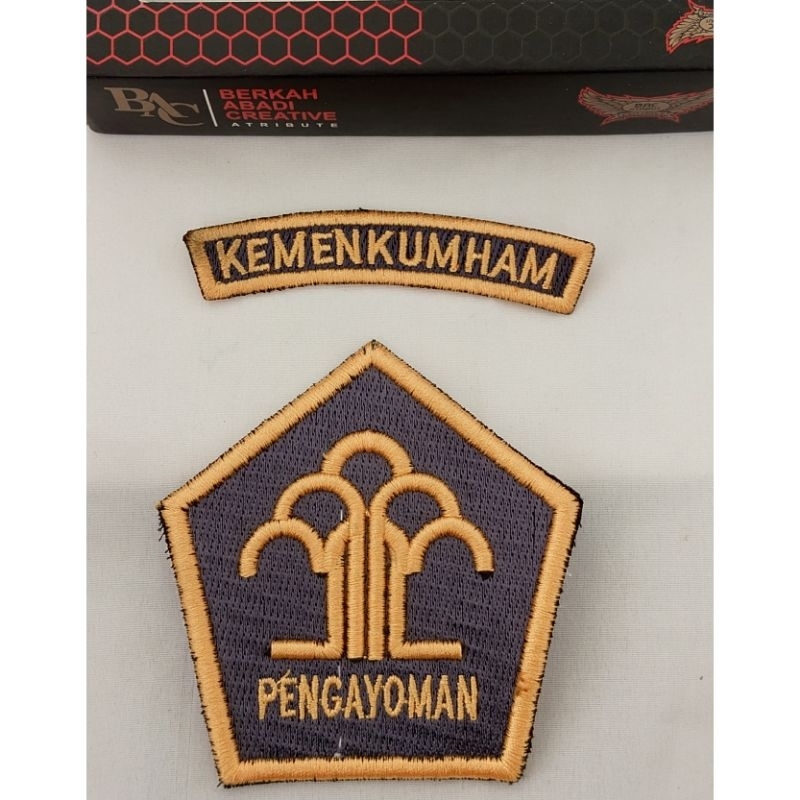 Bordiran Atribut Kemenkumham Exclusive