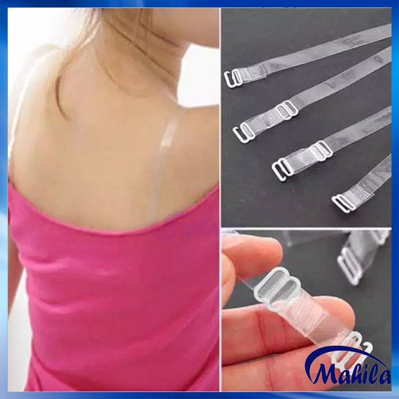 Mahila pakaian dalam wanita accesoris bra Tali bra Transparan Tali bh Bening Tali BH Transparan Tali