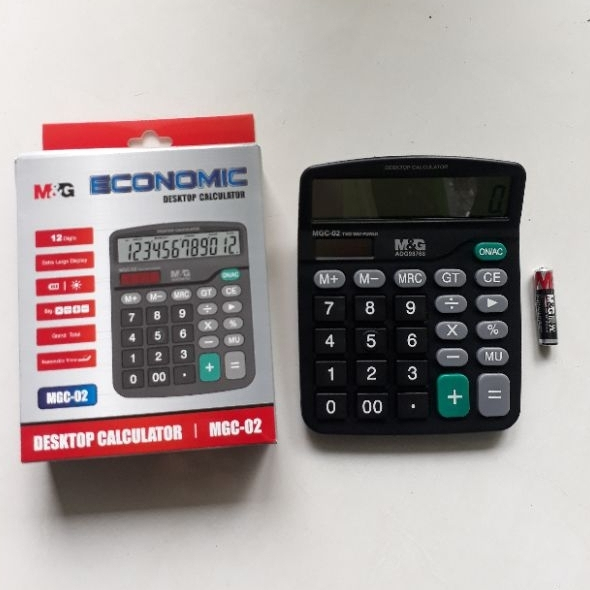 

CALCULATOR ECONOMIC ADG98766 MGC-02 12 DIGITS : M&G