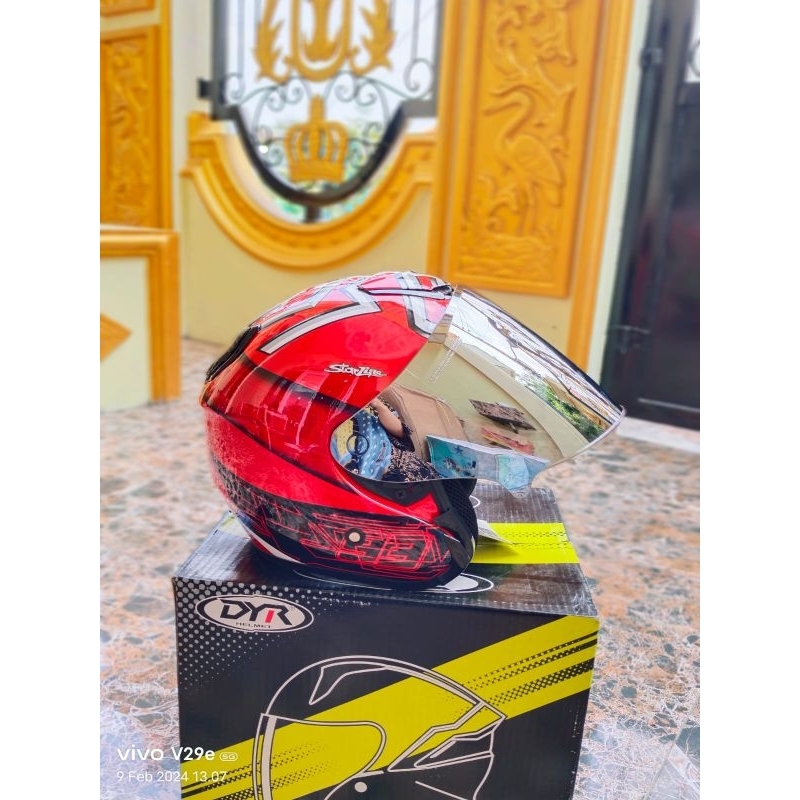HELM KYOTO MODEL SHOEI MARQUEZ PAKET GANTENG