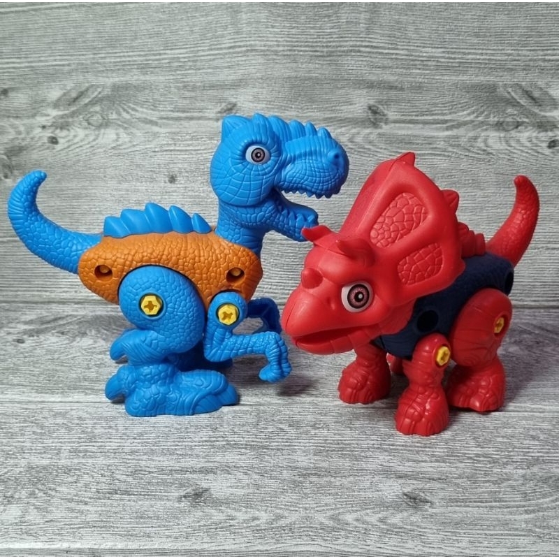 Mainan Bongkar Pasang Dinosaurus PRELOVED Mainan Dinosaurus besar