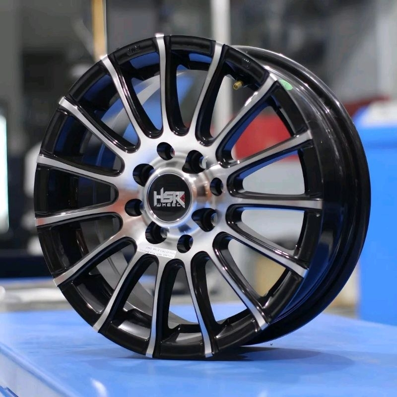 Velg mobil Racing hsr maudus ring14 dobel pcd 4x100 4x114 pelek mobil brio datsun karimun avanza xen