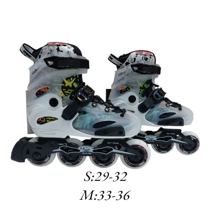 SEPATU RODA ANAK SLALOM/FREESTYLE,  MERK MX KS-400T