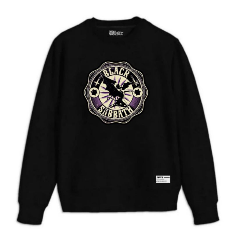 Sweater Crewneck Band Black Sabbath Cn07 Metal Distro Pria