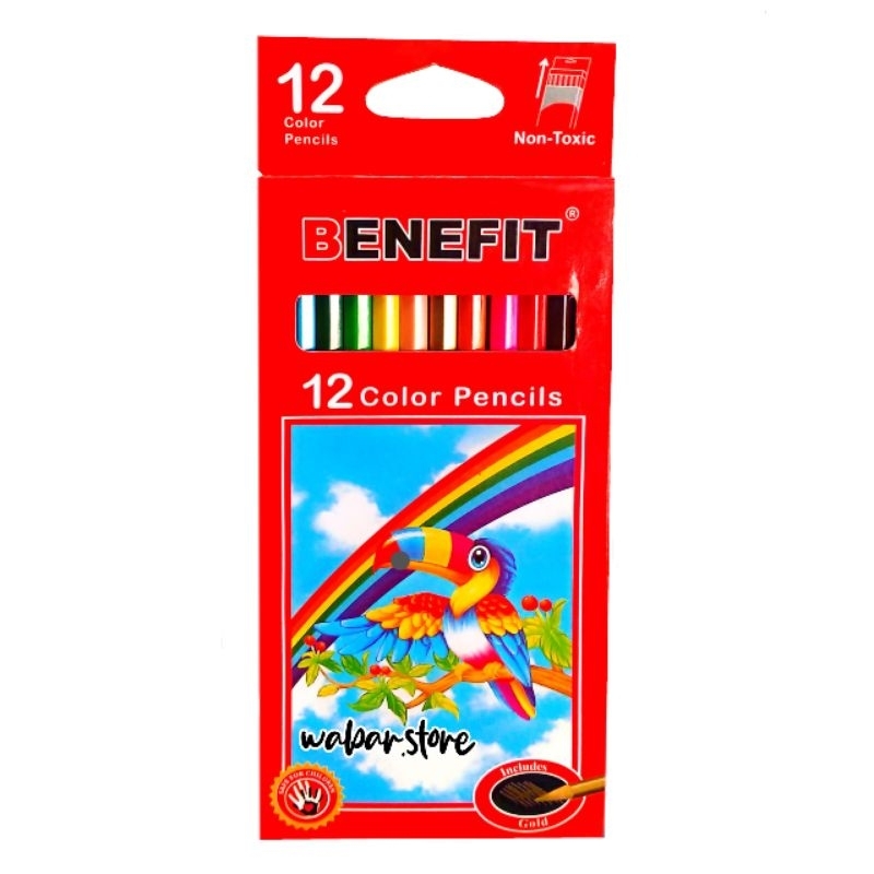 

Benefit Pensil Warna Isi 12 Pilihan