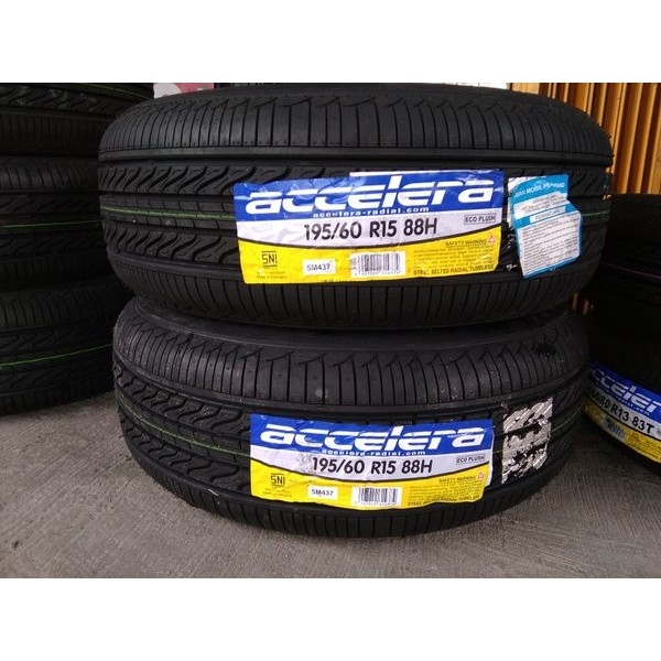 Ban Mobil Tubles Ring 15 195/60 R15 Ban Murah ACCELERA ECO PLUSH 195 60 R15