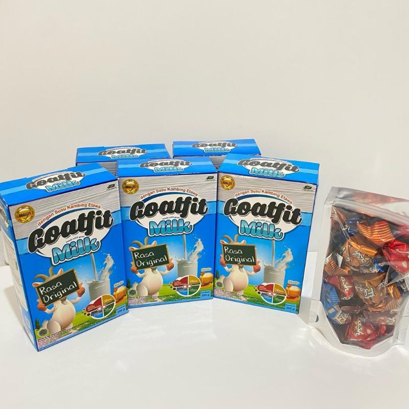 

Susu Etawa Goatfit Rasa Original (5pcs) Free 1pcs Coklat Turki Pouch 100g