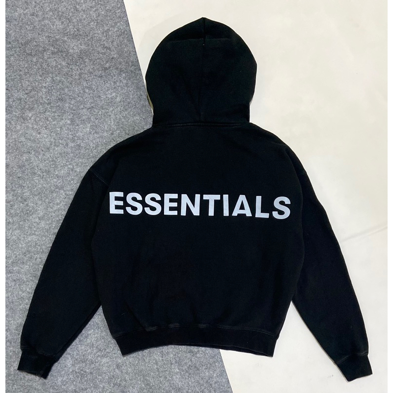 essentials reflective hoodie