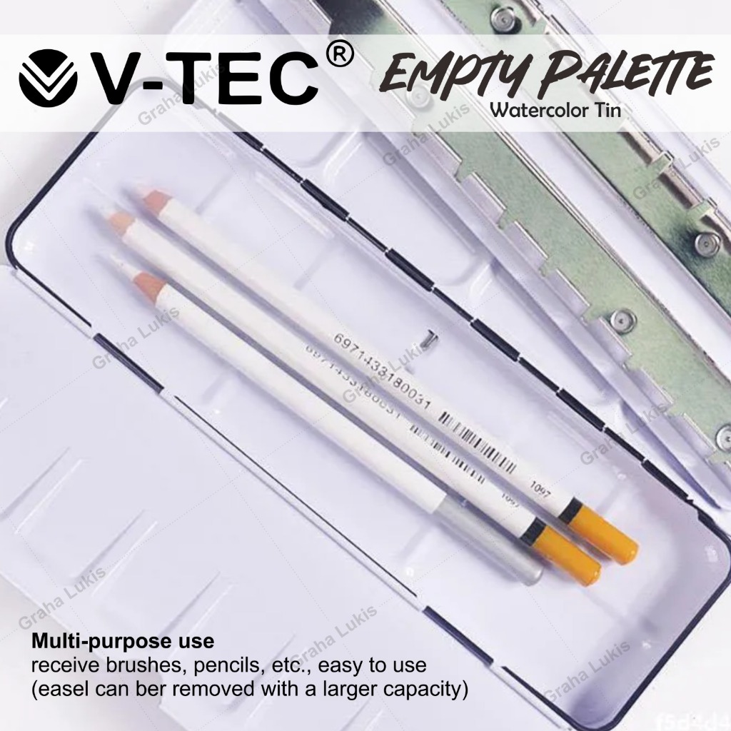 

Empty Palette Watercolor Tin 12 HP / Empty Box