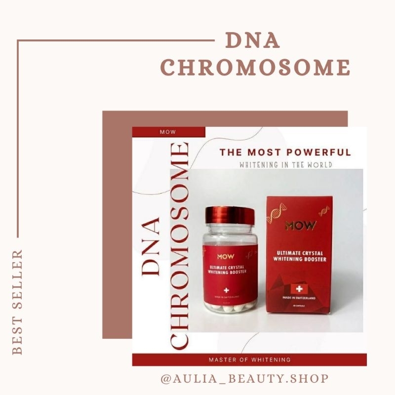 New SUPLEMEN PEMUTIH BADAN ULTIMATE WHITENING BOOSTER DNA CHROMOSOME