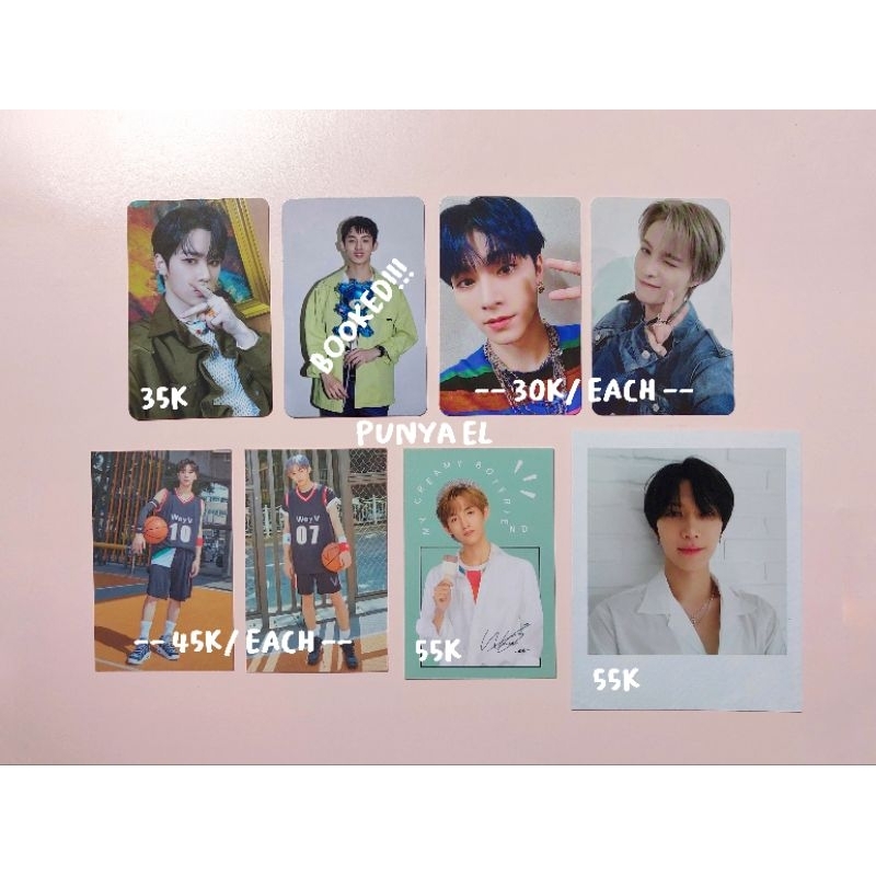 WAYV PHOTOCARD PC POLAROID KUN TEN WINWIN XIAOJUN YANGYANG (PHOTOBOOK HOLIDAY, JEWEL UNIVERSE, BENEF