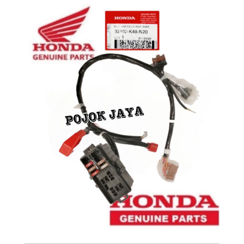 Kabel body Aki Honda Vario 110 Fi Esp Stater Halus Original AHM 32102-K46-N20