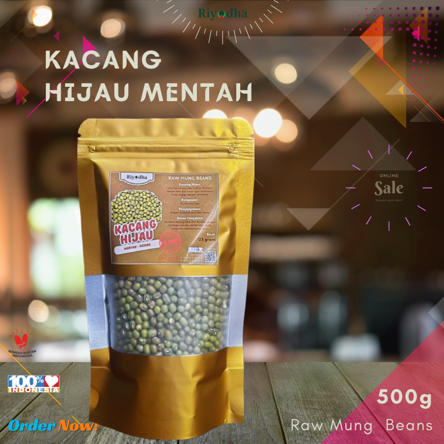 

Kacang Hijau Mentah / Raw Mung Beans 500