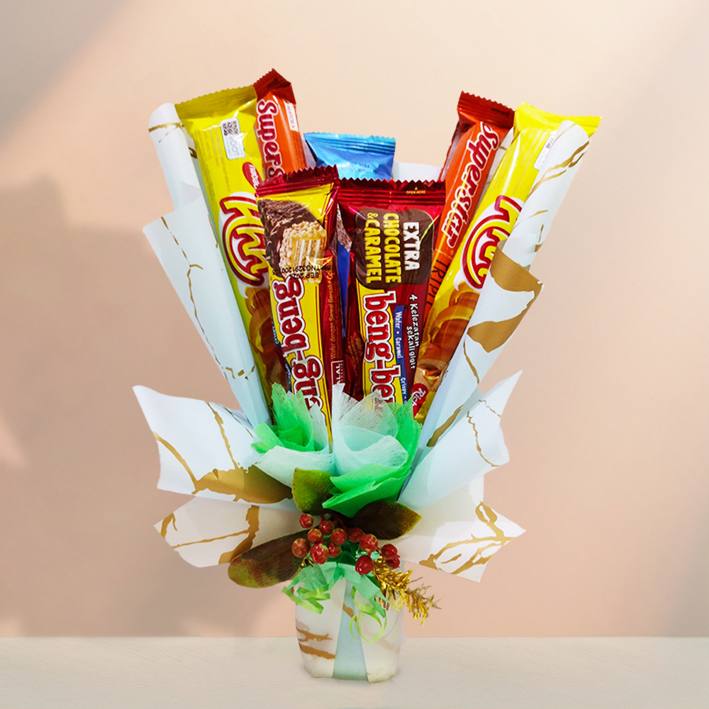 

Bouquet Cokelat Eksklusif - Koleksi Pilihan Cokelat untuk Hadiah Hari Spesial