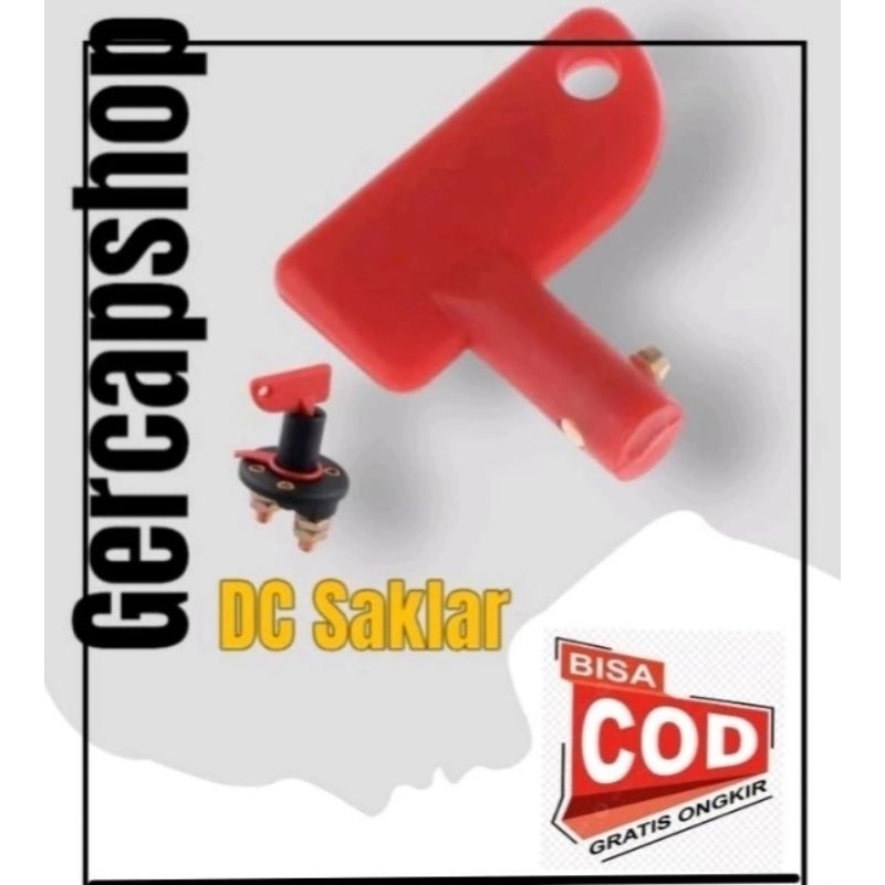 Kunci Cadangan DC Saklar Hella Denso Isolator | Kunci saklar |  Switch On off arus aki mobil motor