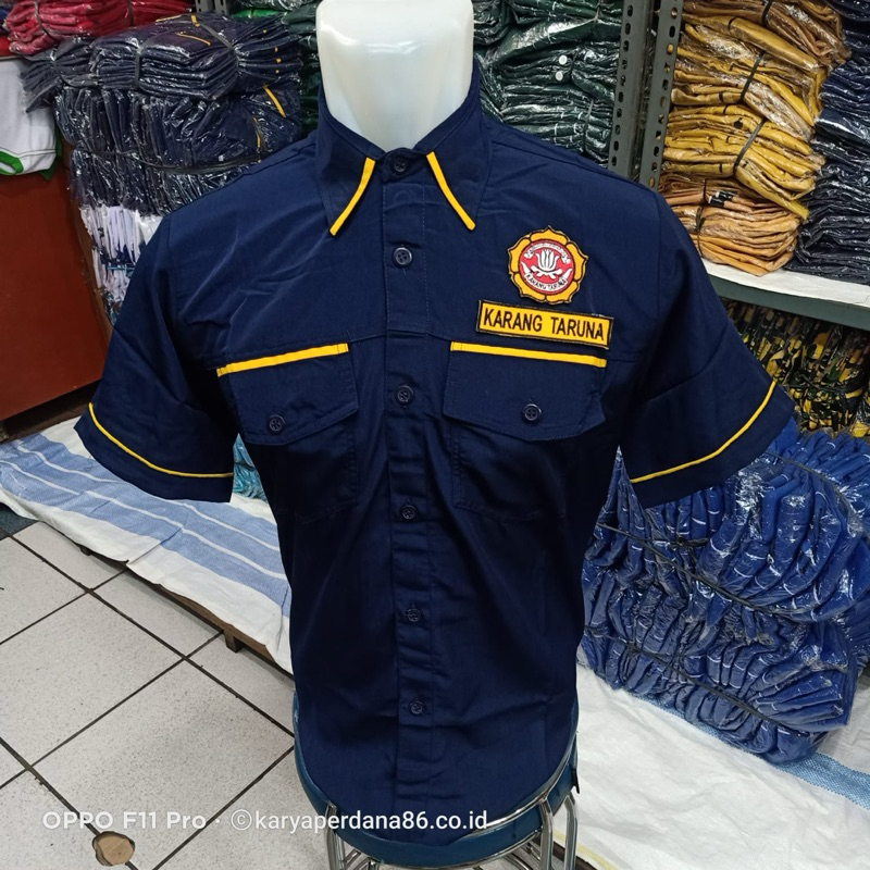 Kemeja Karang Taruna Terbaru, Kemeja Karang Taruna, Kemeja Karang Taruna Lengan Pendek