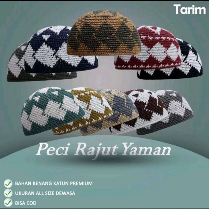 peci yaman, peci yaman rajut