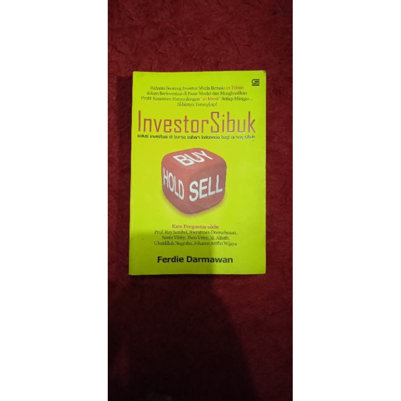 ( preloved) buku investor sibuk original