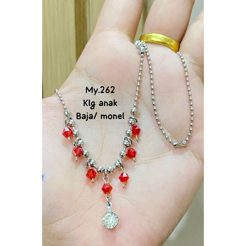 Kalung anak monel/ baja