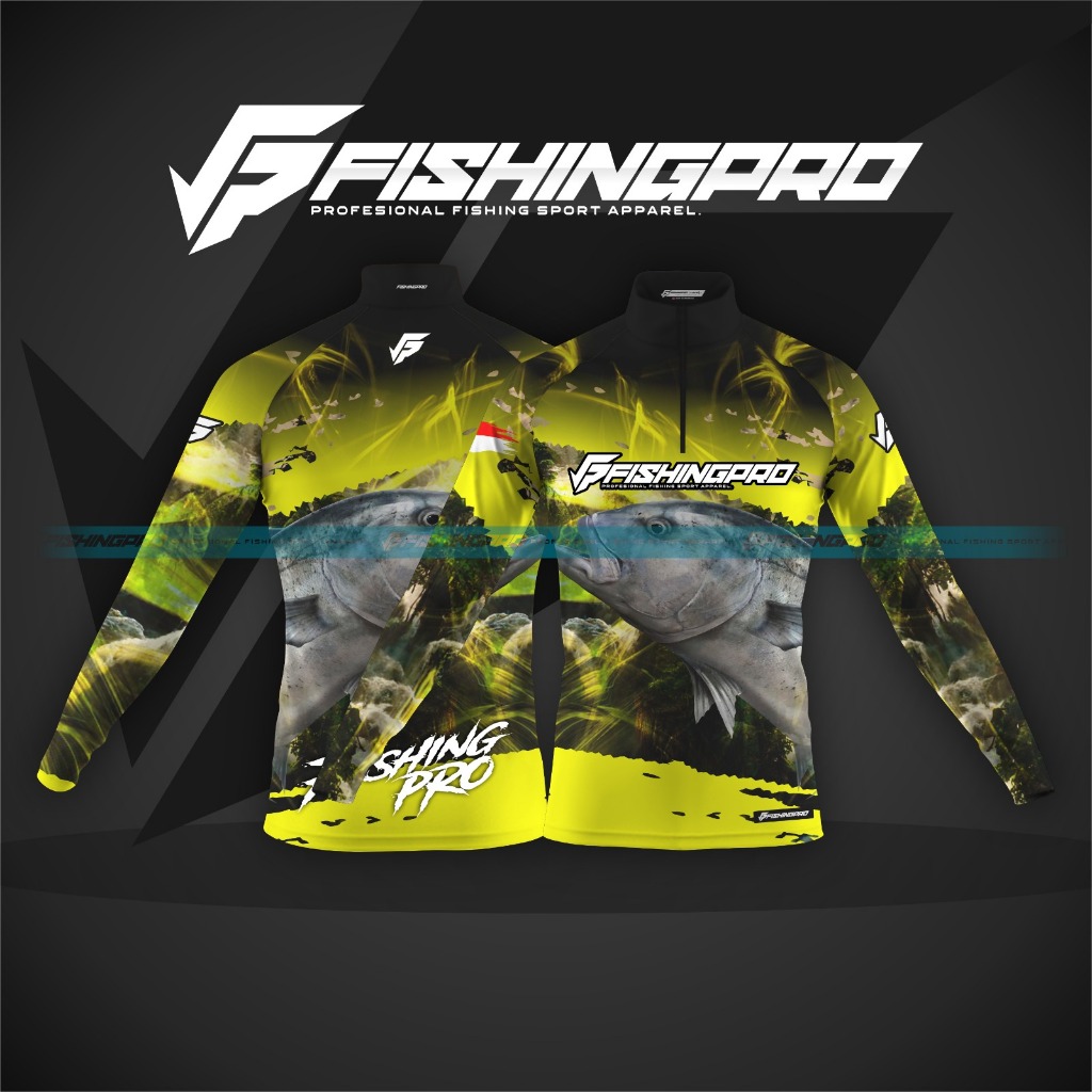 Jersey baju Mancing GT/GIANT TREVALLY FishingPro Part 101 | Bahan anti UV
