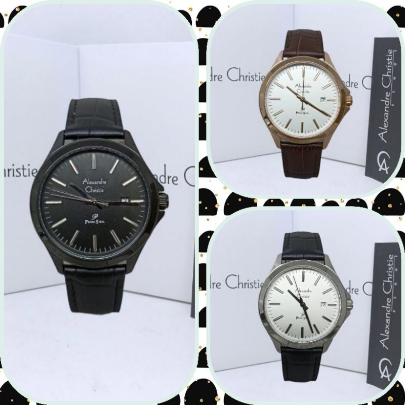 Jam Tangan Wanita Alexandre Christie 1026 AC1026 AC 1026 Tali Kulit