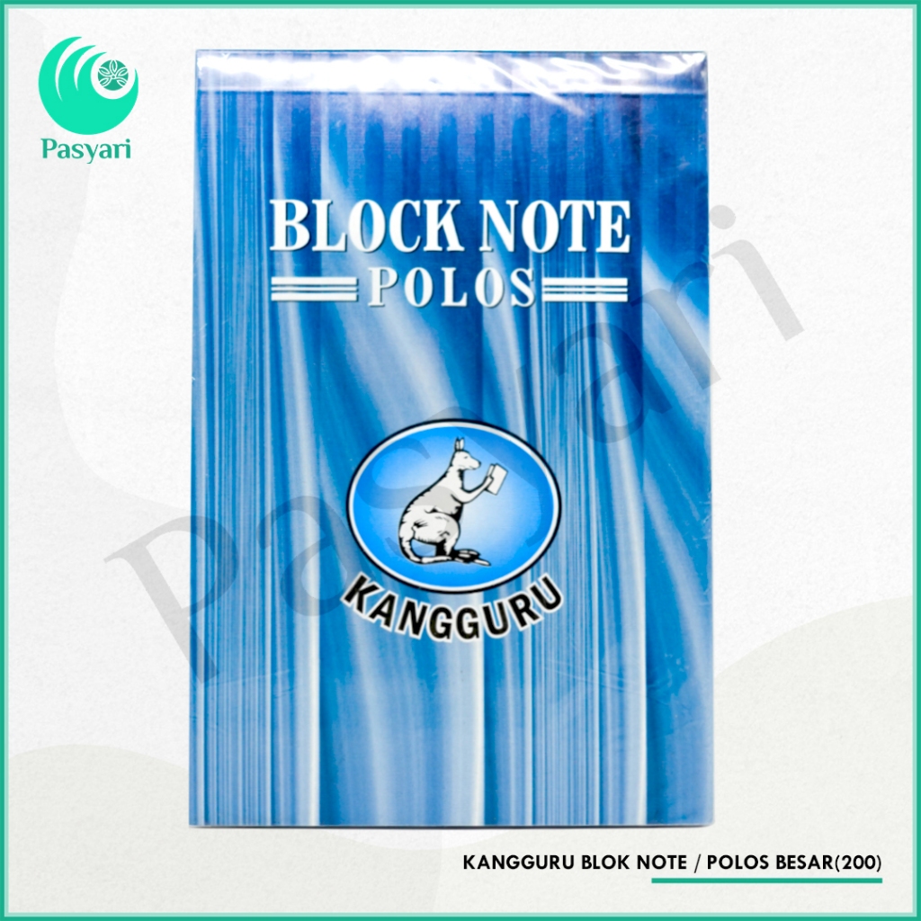 

KANGGURU BLOK NOTE GARIS / POLOS BESAR(200)