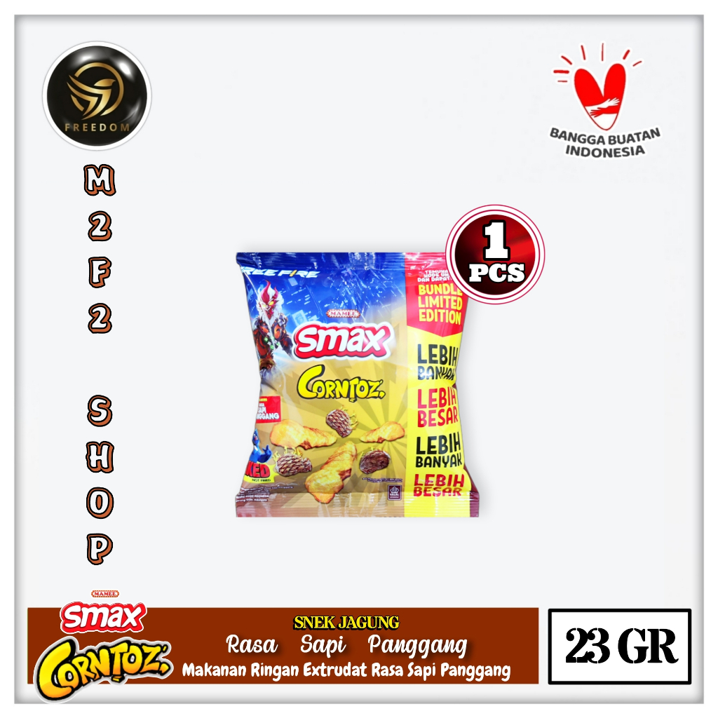 

Mamee Snack Corntoz Camilan Rasa Sapi Panggang Sachet - 23 gr (Kemasan Satuan)