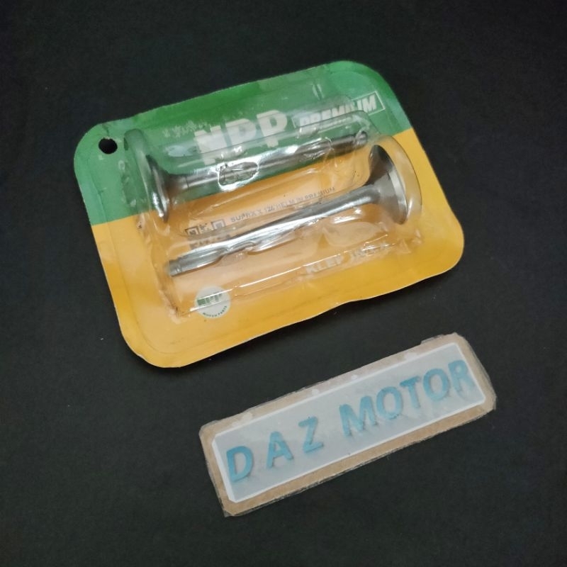 KLEP SET VALVE SUPRA X 125 HELM IN SUPRA X 125 FI NEW BLADE NEW 125 FI INJEKSI SEPASANG NPP