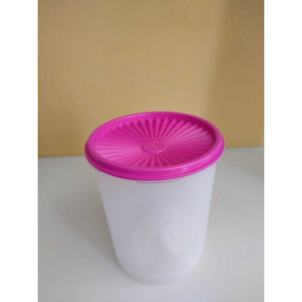 TUPPERWARE - DECO CANISTER PINK  SMALL