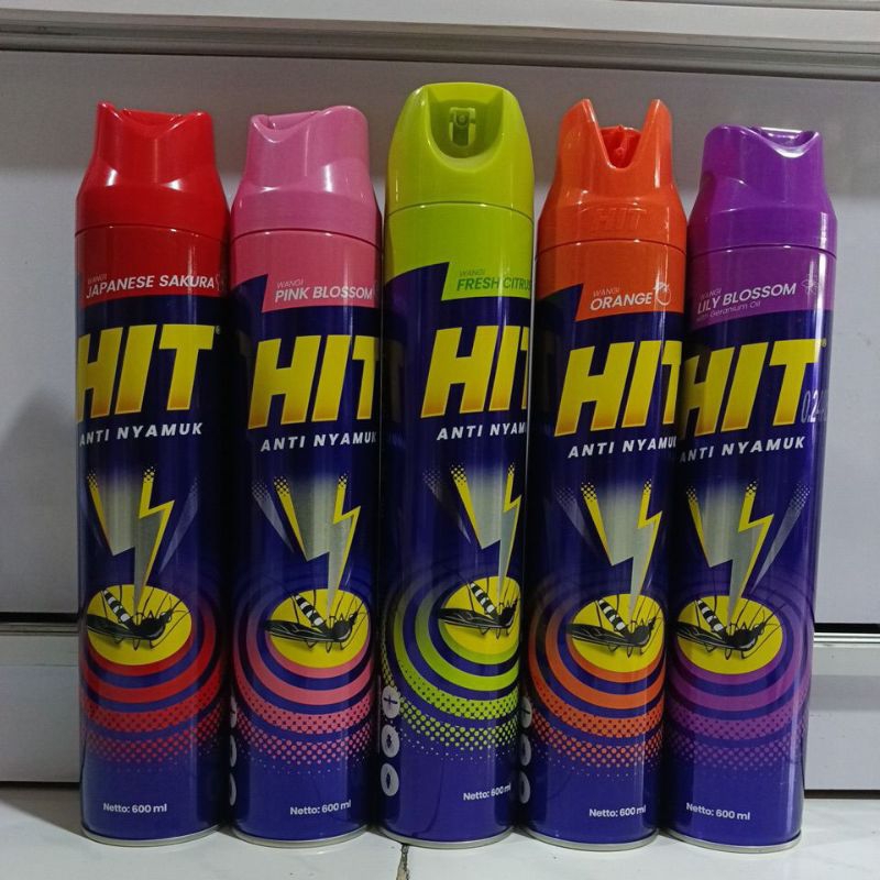 [PROMO] HIT Semprot 600ml jumbol / Obat Nyamuk Semprot / HIT spray aerosol anti nyamuk dan kecoa