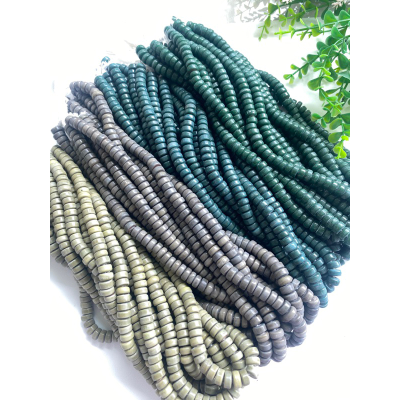 Manik labang/ manik kaca jombang/ javaglass/110biji/kalung