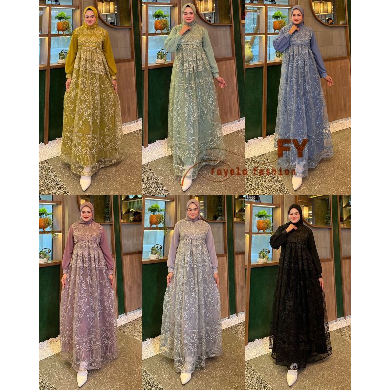 gamis by. Fayola fashion