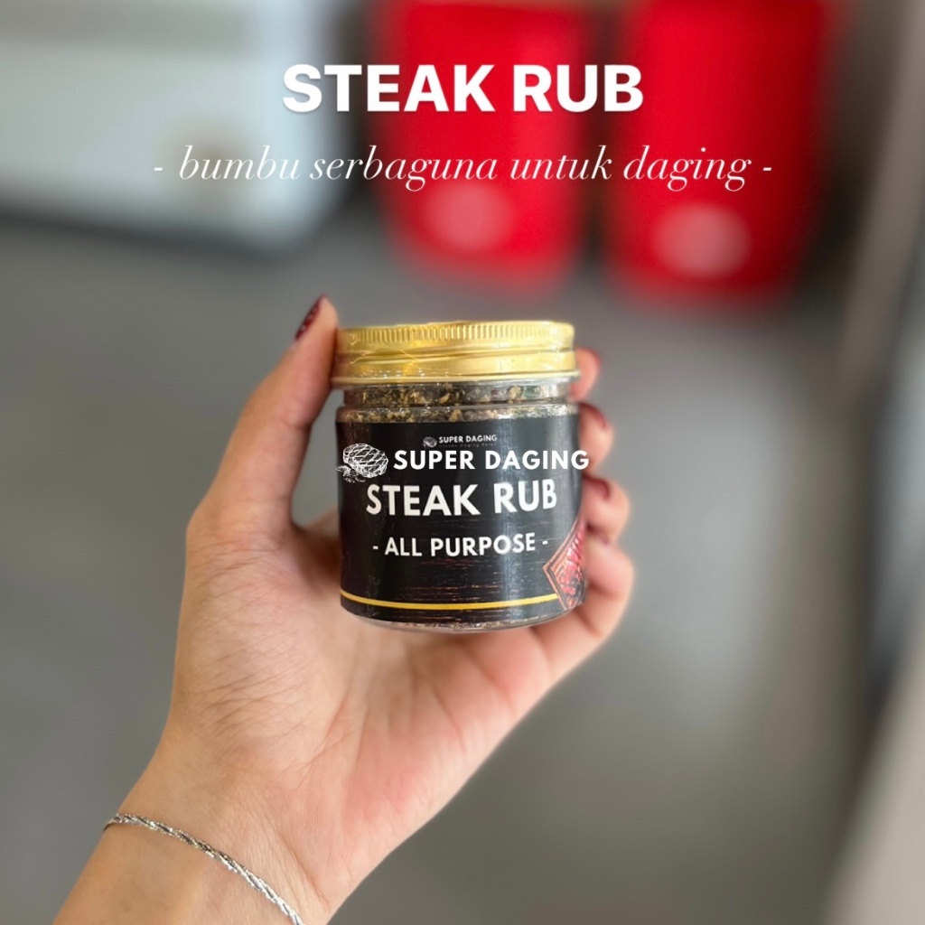 

All Purpose Steak Rub Original / Bumbu Tabur Steak 80g - Super Daging Tangerang