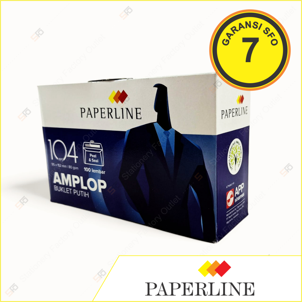 

Amplop Paperline Tanggung - Peel & Seal 95 x 152 mm 80 gsm - SFO Semarang Official
