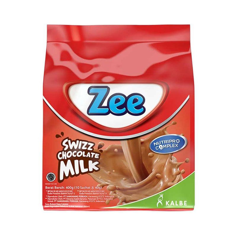 

ZEE COKLAT SWIZZ POUCH 10X40 GR