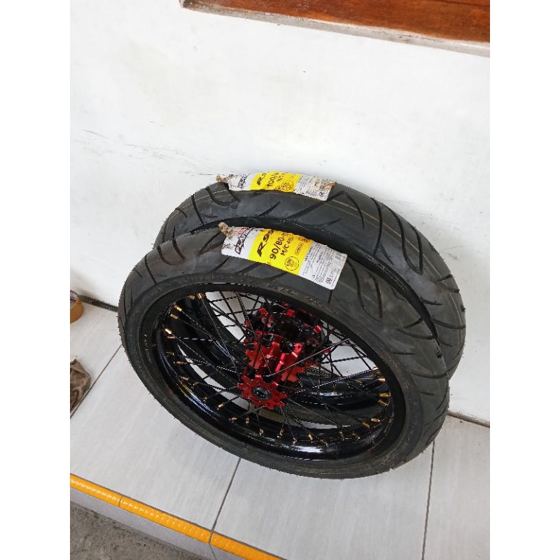 paket baru ban supermoto crf ukuran 215-250