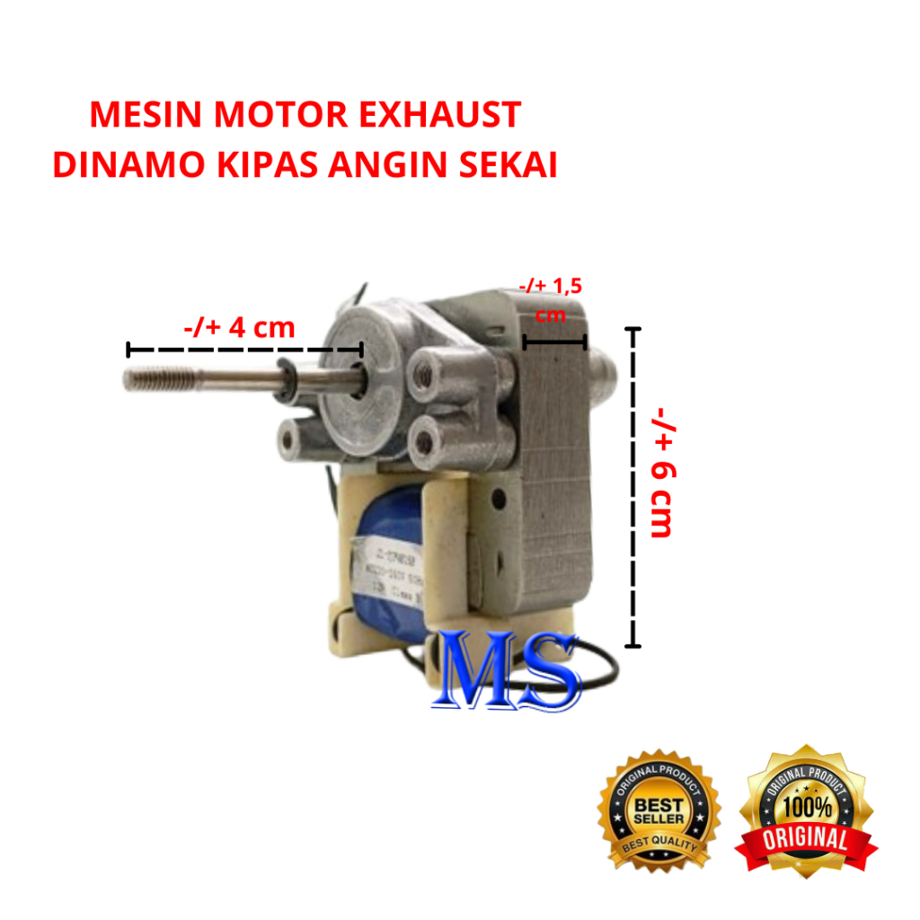 DINAMO MOTOR KIPAS ANGIN EXHAUST SEKAI
