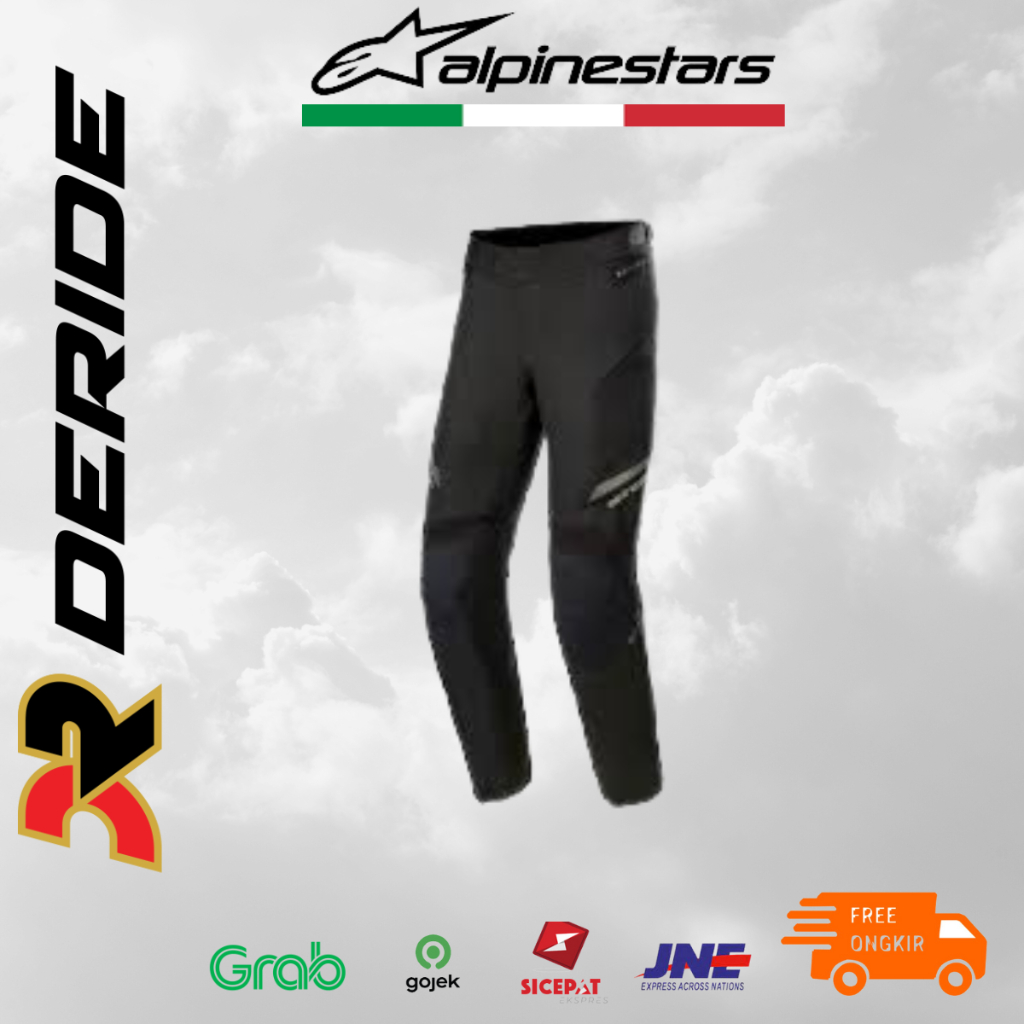 CELANA ALPINESTARS ROAD TECH GORETEX PANTS SHORT BLACK BLACK