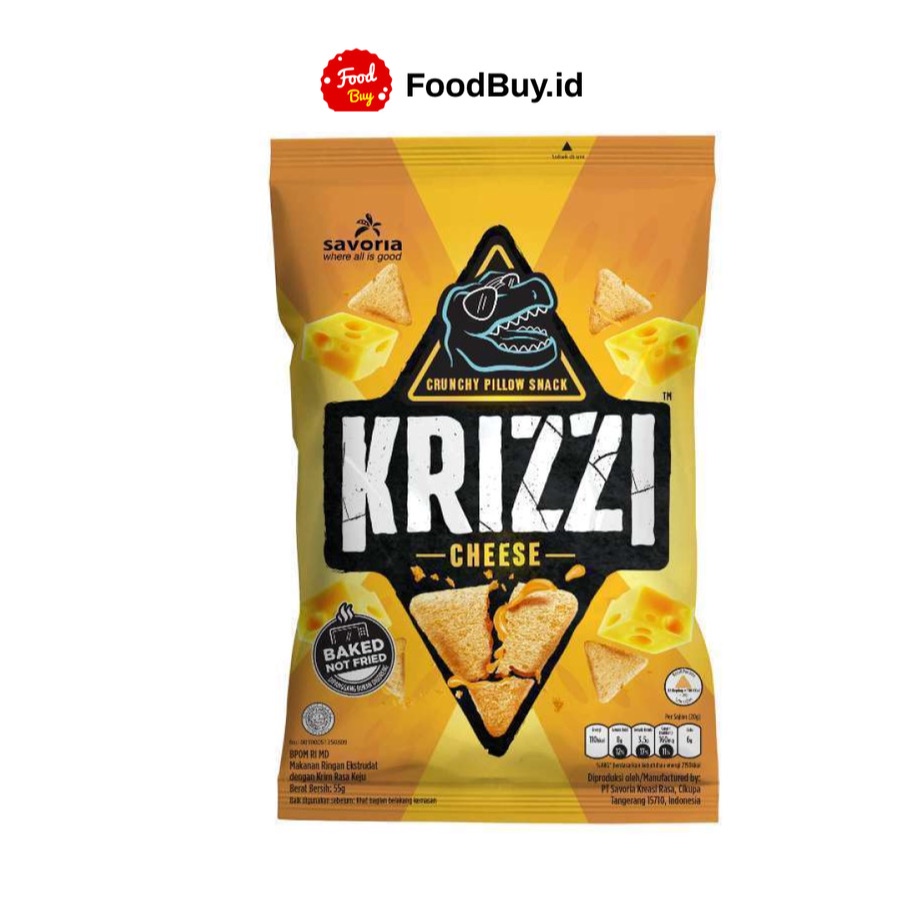 Krizzi Crunchy Pillow Cheese 55 gr