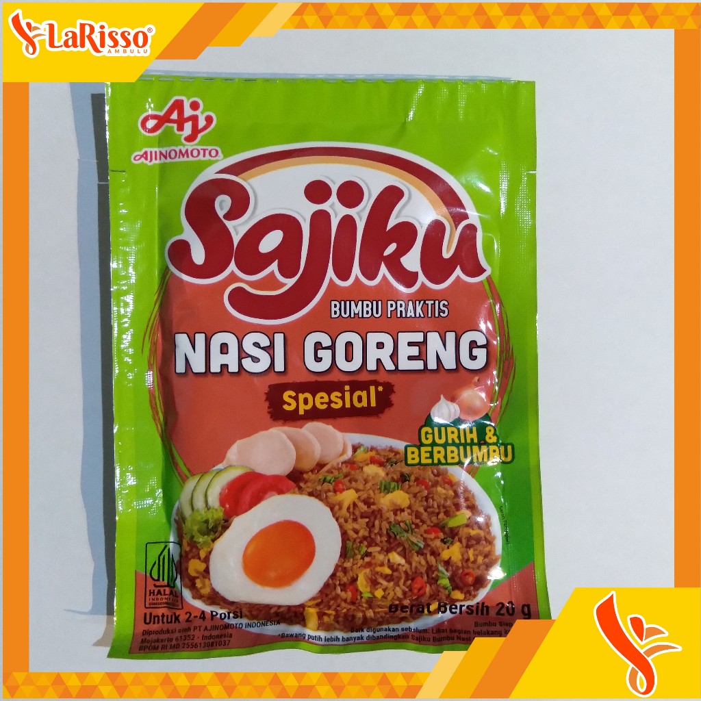 

SAJIKU BUMBU INSTAN NASI GORENG KECAP/SPESIAL 20GR(5'S)