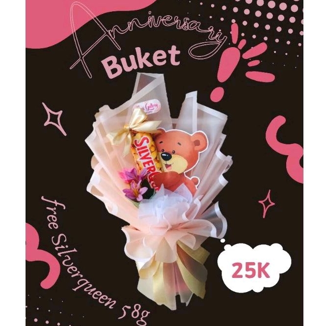 

buket anniversary Silverqueen